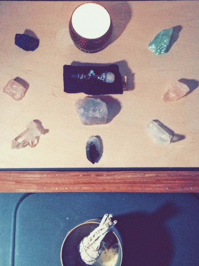 altar for witchcraft