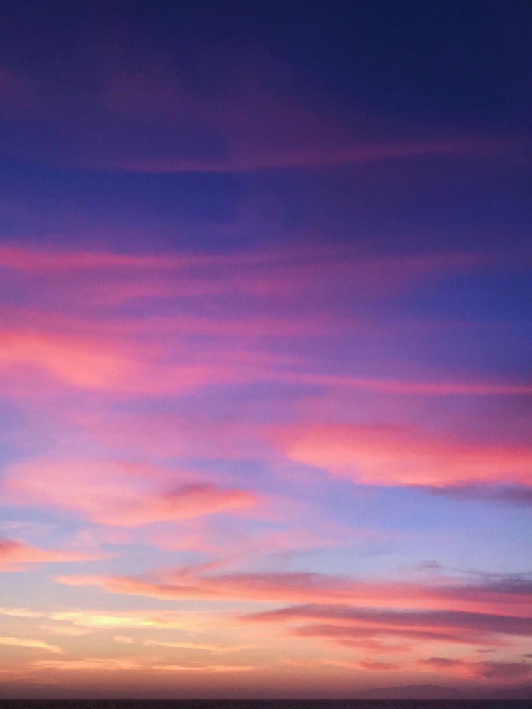 pink sunset aesthetic