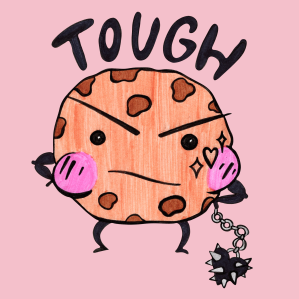 tough cookie comic by unicornface