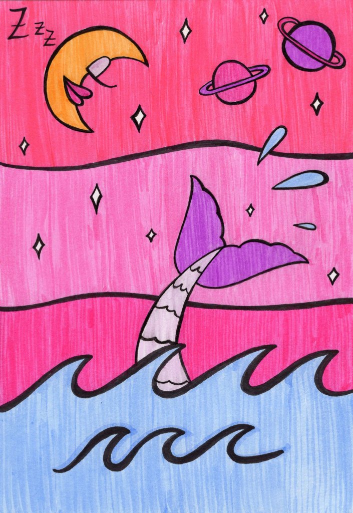 Mermaid Soul - Psychedelic Art by Unicornface
