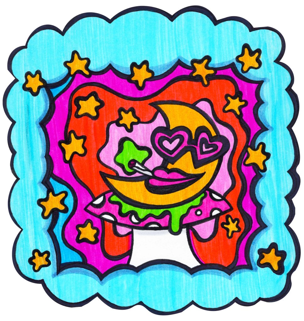 Psychedelic Art by Unicornface