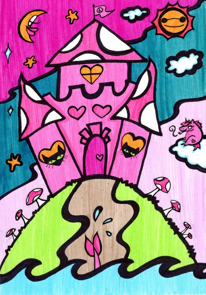 Psychedelic Art by Unicornface